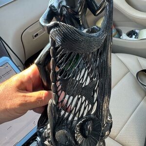 Black Decorative Bali Balinese dark hardwood Sculpture